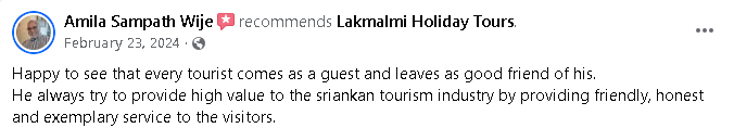 Lakmalmi Holiday Tours