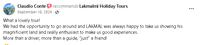 Lakmalmi Holiday Tours