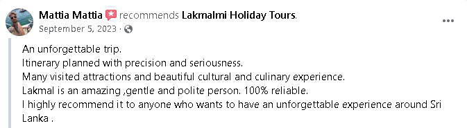 Lakmalmi Holiday Tours